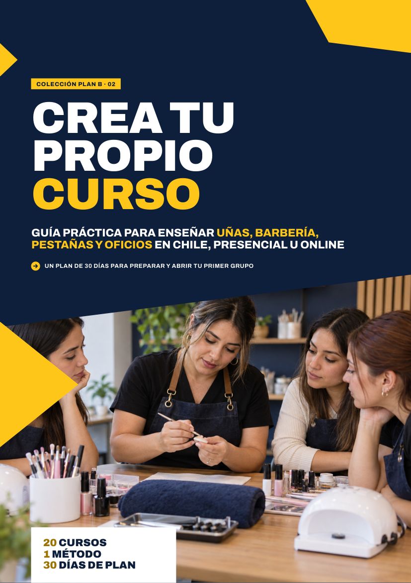 Ebook Crea tu propio curso: cómo enseñar uñas, barbería y oficios