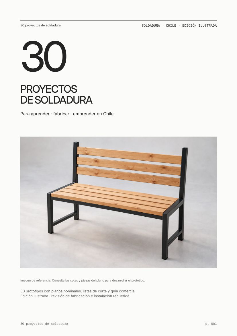 Portada del libro 30 proyectos de soldadura